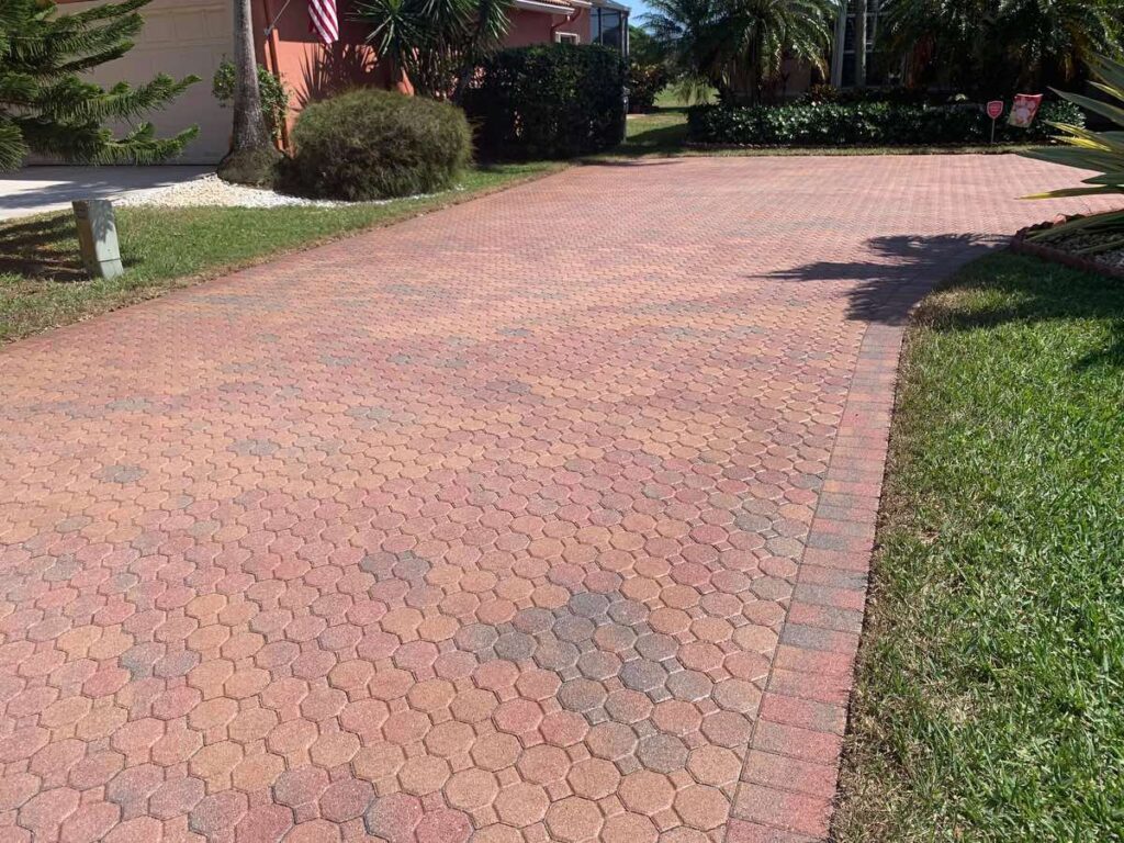 Sealed paver driveway - What is paver sealing - paver sealing companies near me